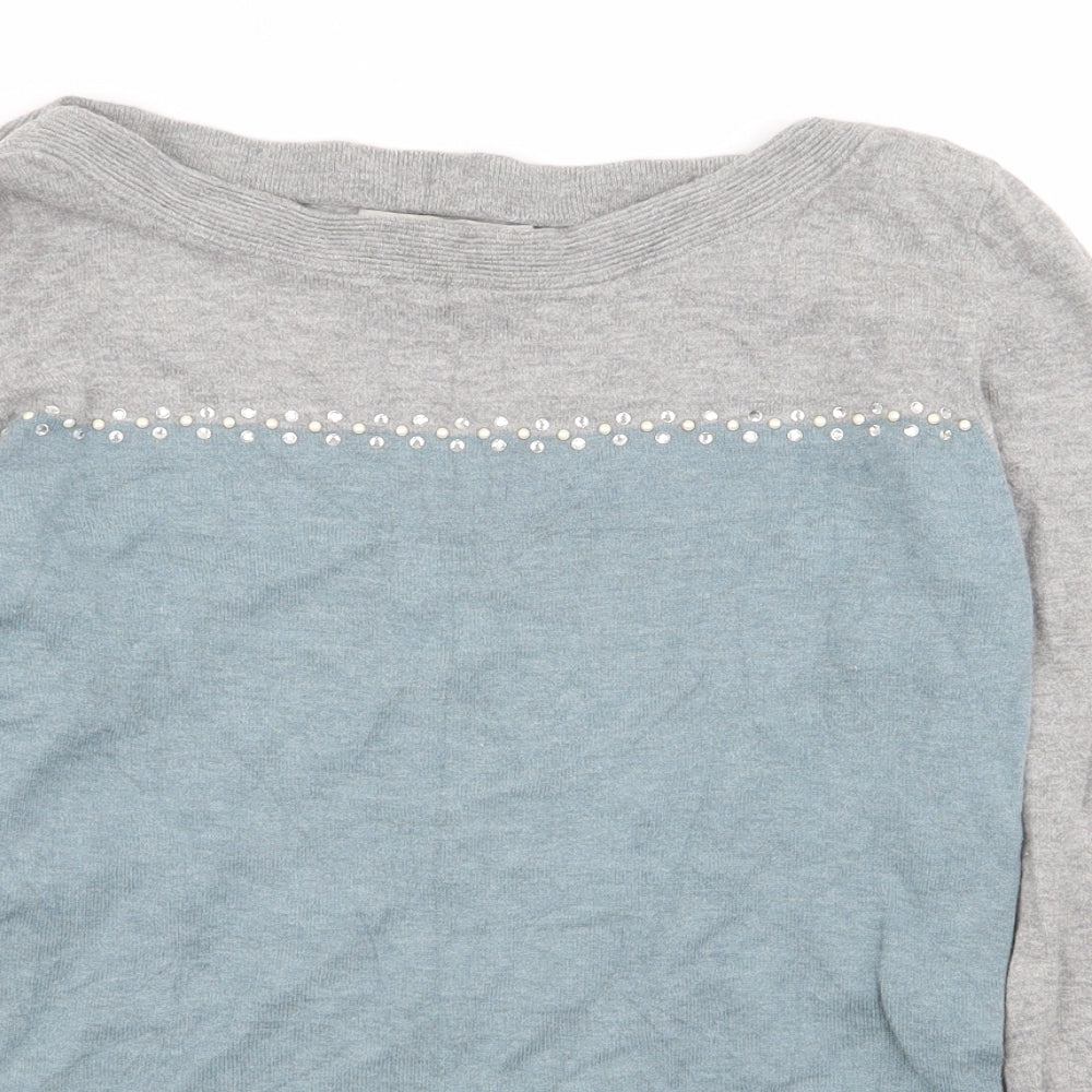 Womens UK Size 8 NEXT Multicoloured Pullover Jumper