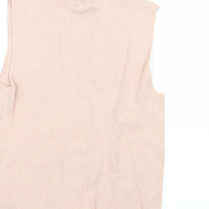River Island Girls Pink   Basic Tank Size 7-8 Years