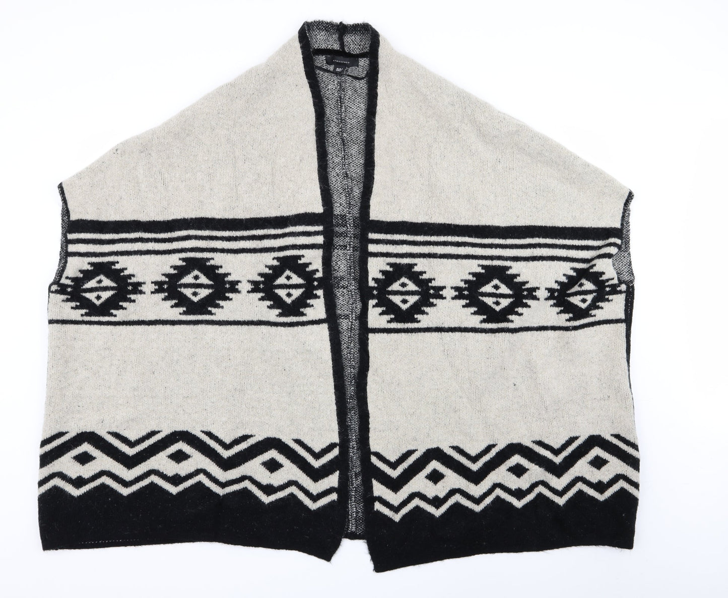 Primark Womens Multicoloured Geometric  Cardigan Jumper Size M  - size s/m