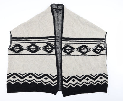 Primark Womens Multicoloured Geometric  Cardigan Jumper Size M  - size s/m