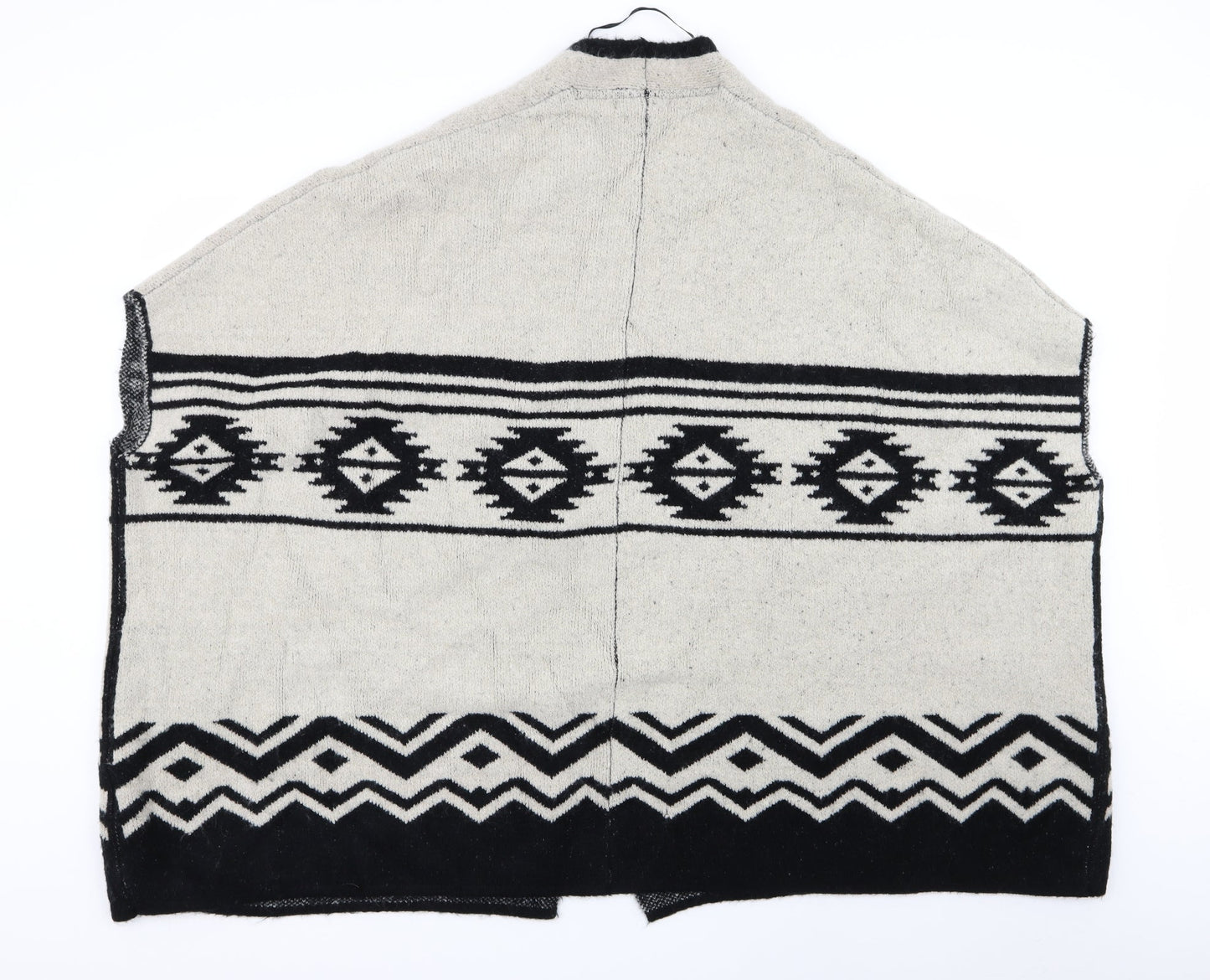 Primark Womens Multicoloured Geometric  Cardigan Jumper Size M  - size s/m