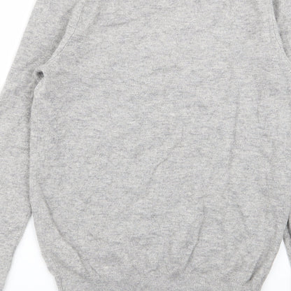Womens UK Size XS Preworn Grey Pullover Jumper