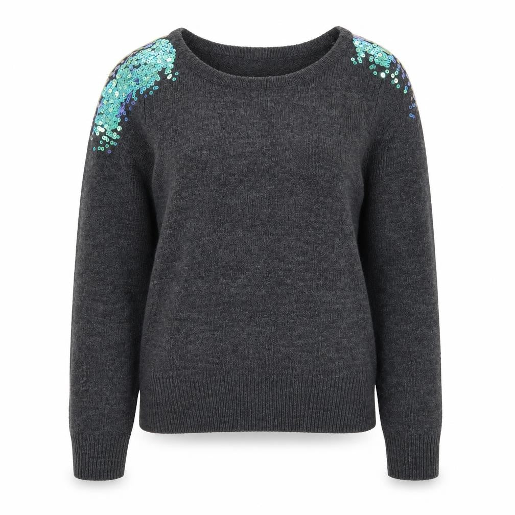 Womens UK Size 8 Miso Grey Pullover Jumper