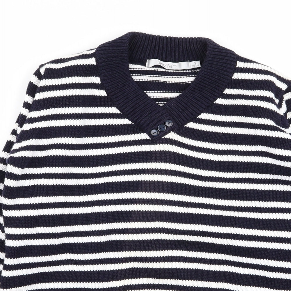 EWM Womens Multicoloured Striped  Pullover Jumper Size 10