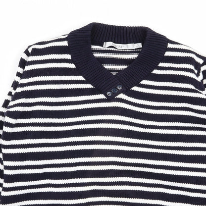 EWM Womens Multicoloured Striped  Pullover Jumper Size 10