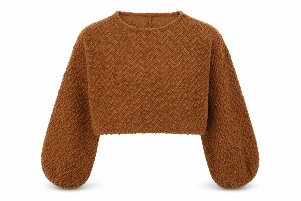 Womens UK Size S Stradivarius Brown Pullover Jumper
