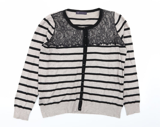 Womens UK Size 16 M&S Multicoloured Cardigan Jumper