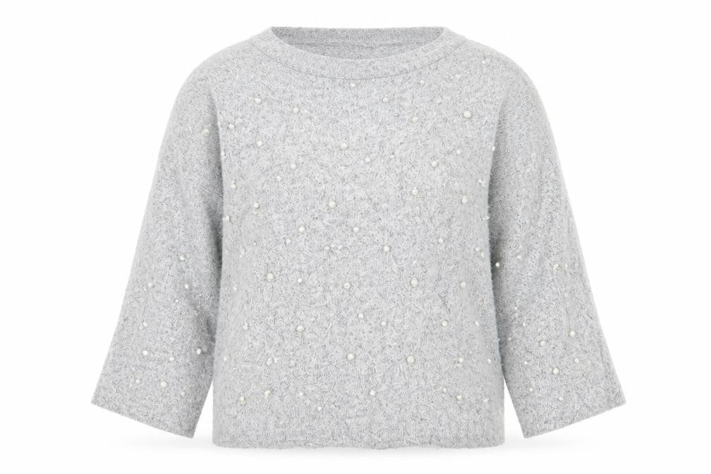 Womens UK Size S Zara Grey Pullover Jumper
