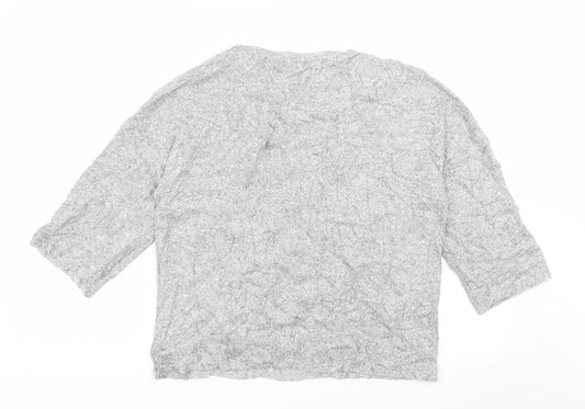 Womens UK Size S Zara Grey Pullover Jumper