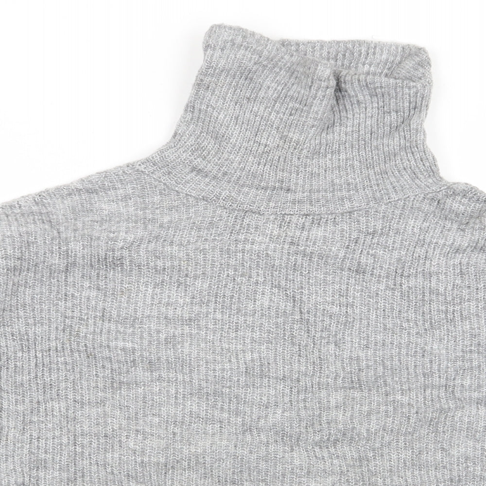 Womens UK Size S MNG Grey Pullover Jumper