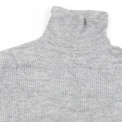 Womens UK Size S MNG Grey Pullover Jumper
