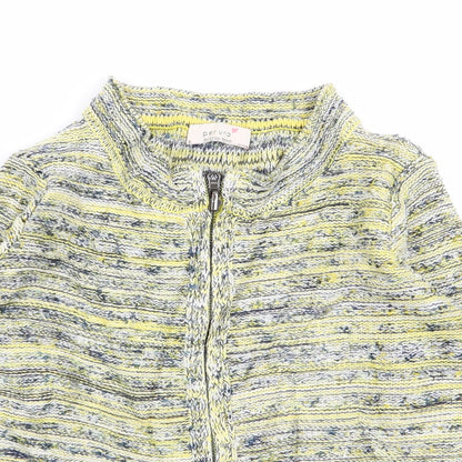 Per Una Womens Multicoloured   Full Zip Jumper Size 8