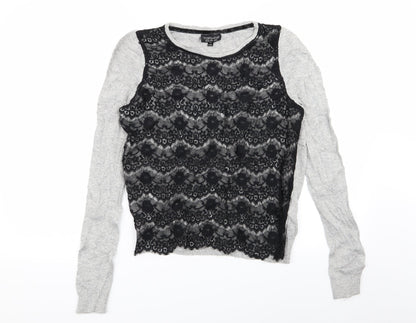 Womens UK Size 8 Topshop Multicoloured Pullover Jumper
