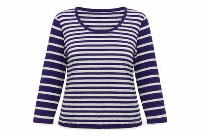precise Womens Multicoloured Striped  Pullover Jumper Size S