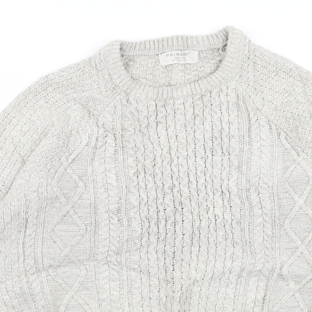 Primark Mens Grey   Pullover Jumper Size M