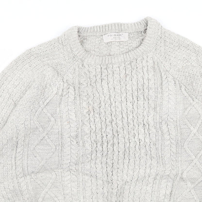 Primark Mens Grey   Pullover Jumper Size M