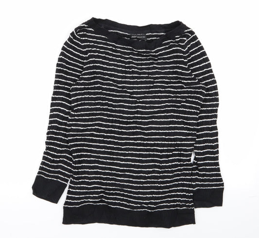 JNY Womens Multicoloured Striped  Pullover Jumper Size S
