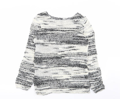 Divided by H&M Womens Multicoloured Geometric  Pullover Jumper Size XS