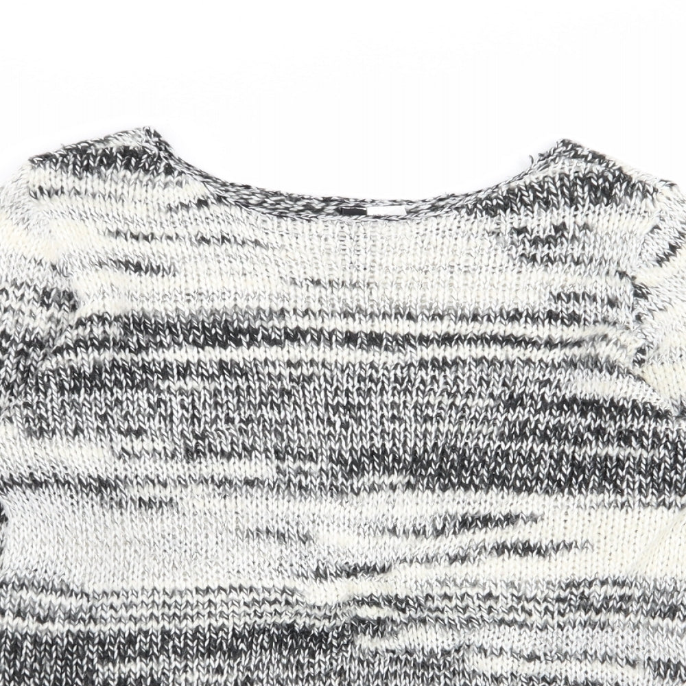 Divided by H&M Womens Multicoloured Geometric  Pullover Jumper Size XS