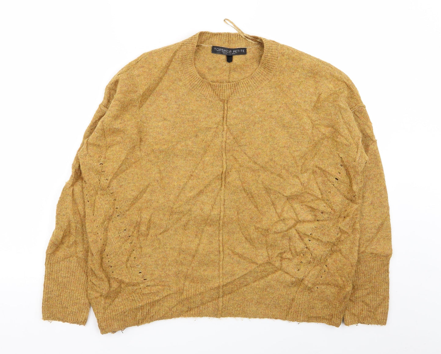 Womens UK Size 6 topshop Brown Pullover Jumper