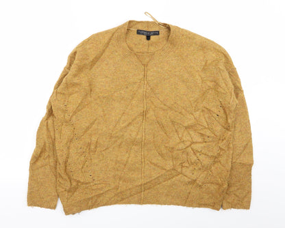 Womens UK Size 6 topshop Brown Pullover Jumper