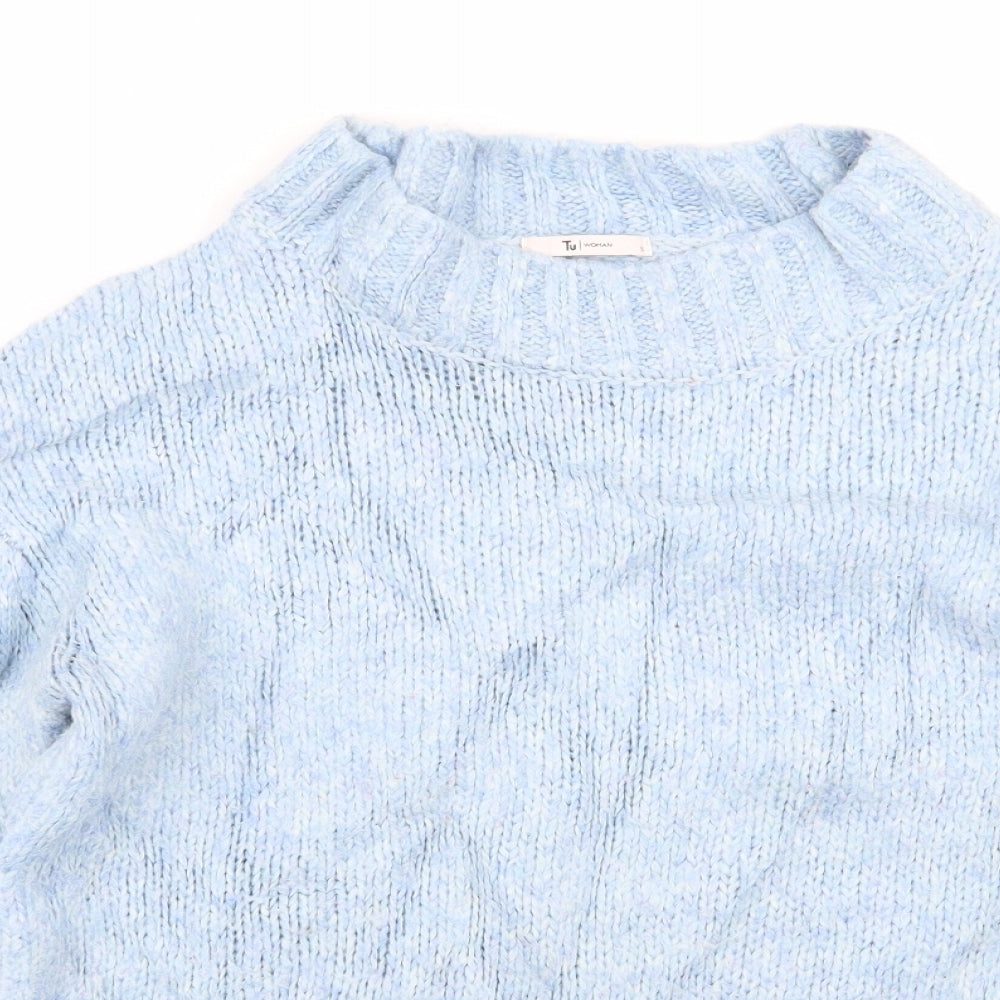 TU Womens Blue   Pullover Jumper Size S