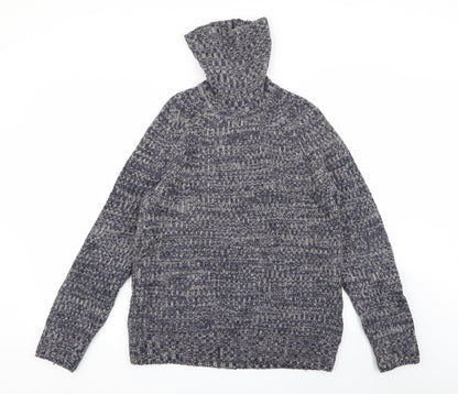 H&M Womens Blue   Pullover Jumper Size S
