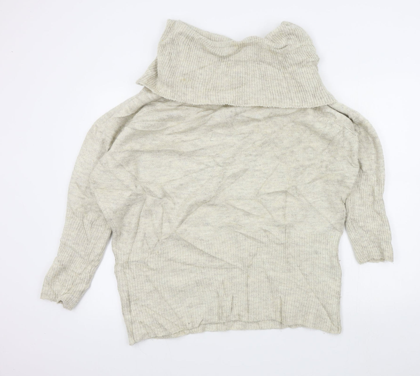 Womens UK Size M New Look Beige Pullover Jumper