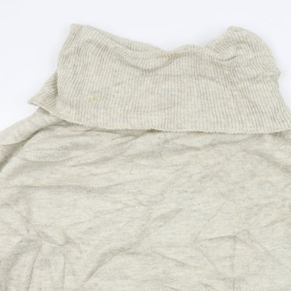 Womens UK Size M New Look Beige Pullover Jumper