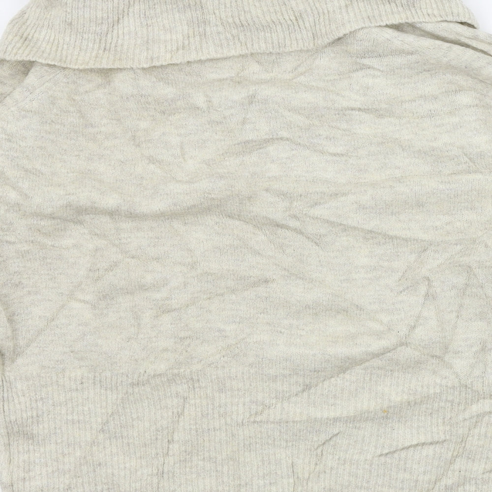 Womens UK Size M New Look Beige Pullover Jumper