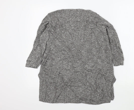 Womens UK Size 12 New Look Grey Henley Jumper