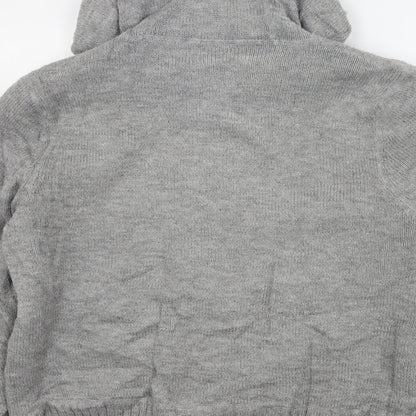 olas Mens Grey   Full Zip Jumper Size S