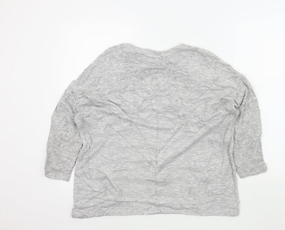 TU Womens Grey   Pullover Jumper Size 14