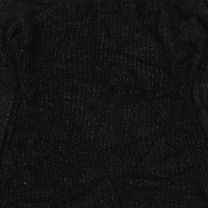qud london Womens Black   Pullover Jumper Size M