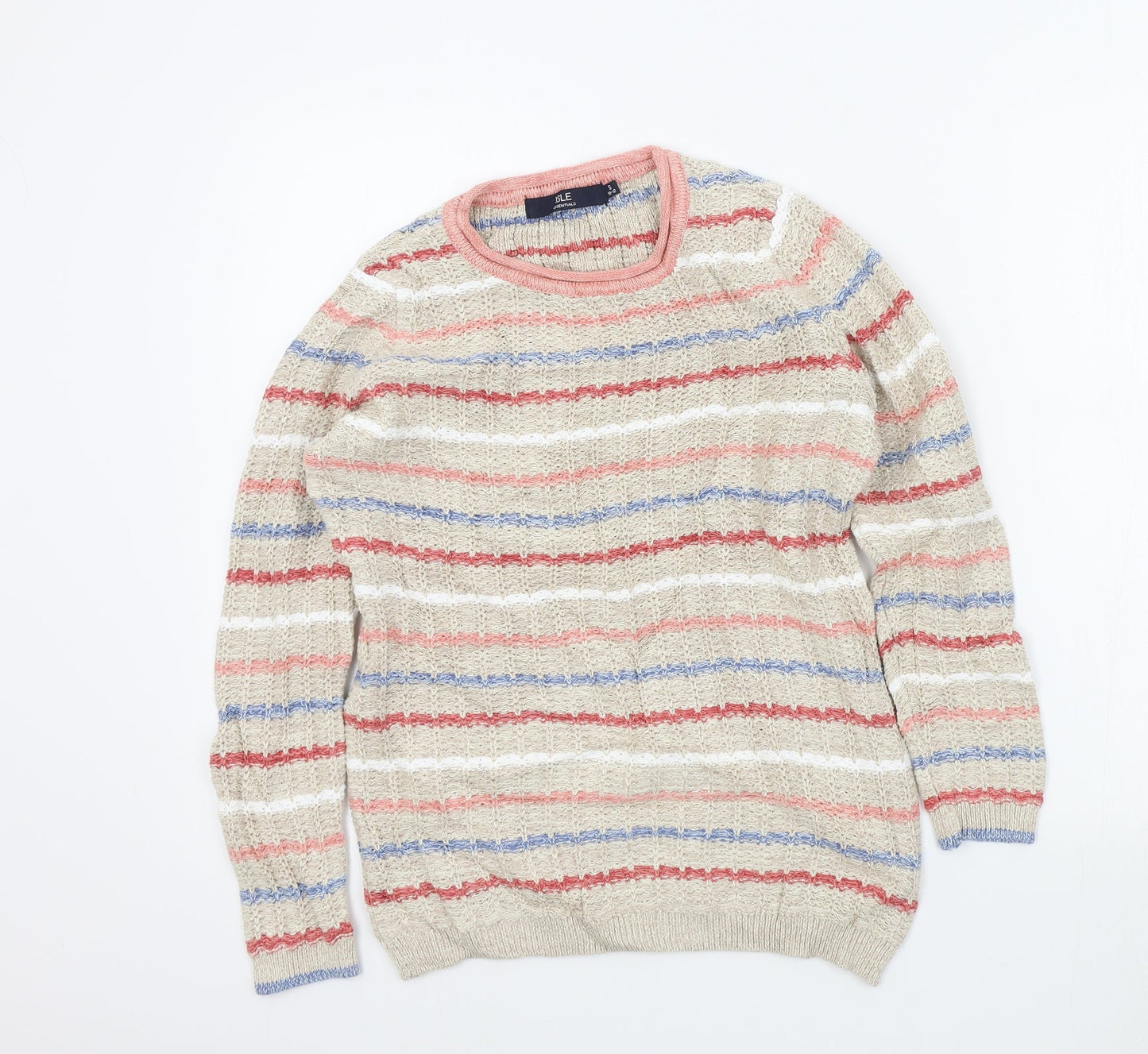 Womens UK Size 10 isle Beige Pullover Jumper