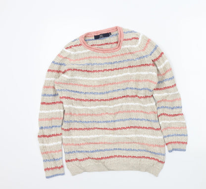 Womens UK Size 10 isle Beige Pullover Jumper