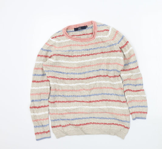 Womens UK Size 10 isle Beige Pullover Jumper
