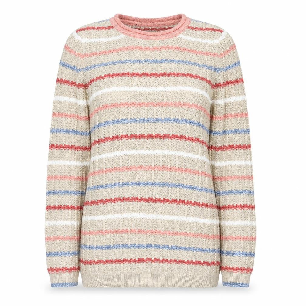 Womens UK Size 10 isle Beige Pullover Jumper