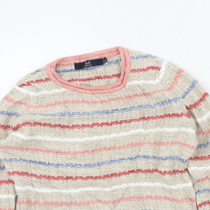 Womens UK Size 10 isle Beige Pullover Jumper
