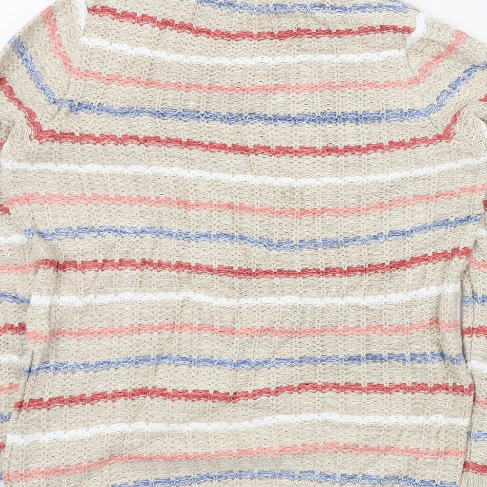 Womens UK Size 10 isle Beige Pullover Jumper