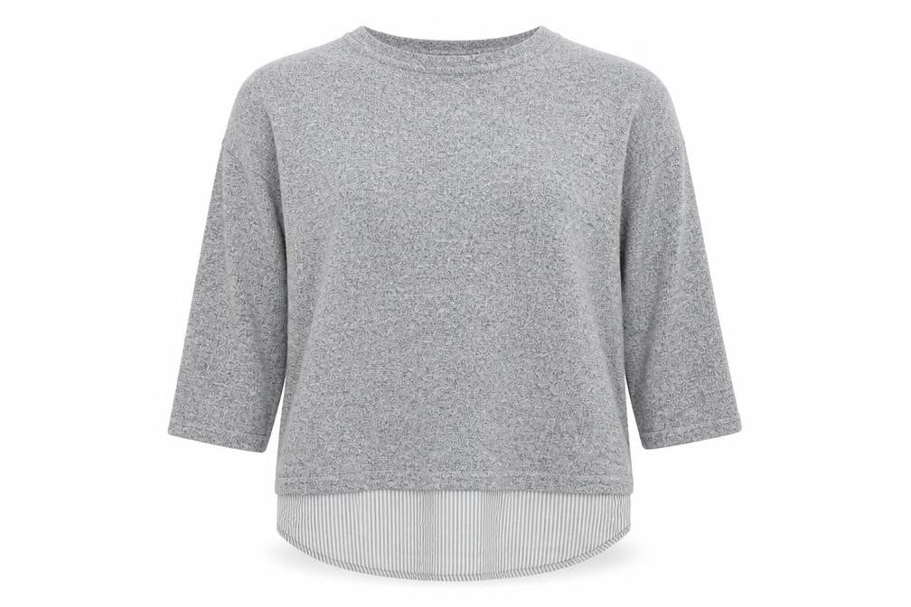 Womens UK Size 10 TU Grey Pullover Jumper