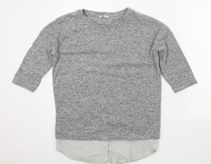 TU Womens Grey   Pullover Jumper Size 10