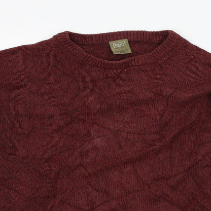 Haggar Mens Red   Pullover Jumper Size L