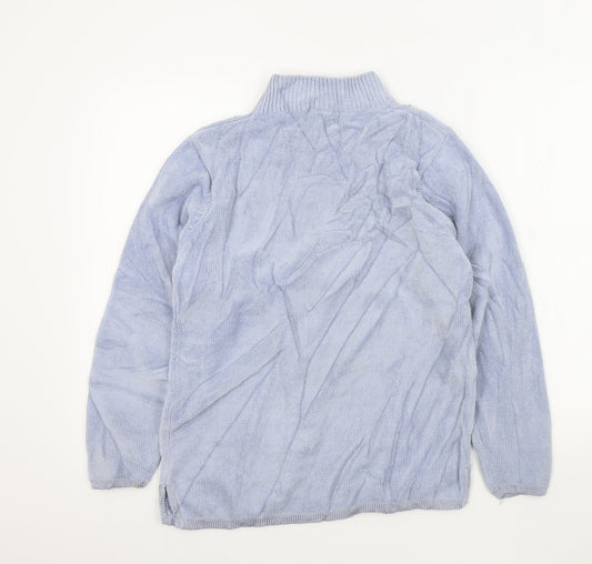 Womens UK Size S REFLECT Blue Pullover Jumper