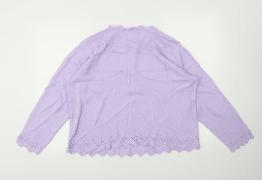 Daxon Womens Purple   Pullover Jumper Size 18