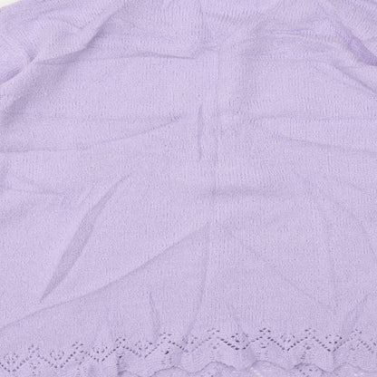 Womens UK Size 18 Daxon Purple Pullover Jumper