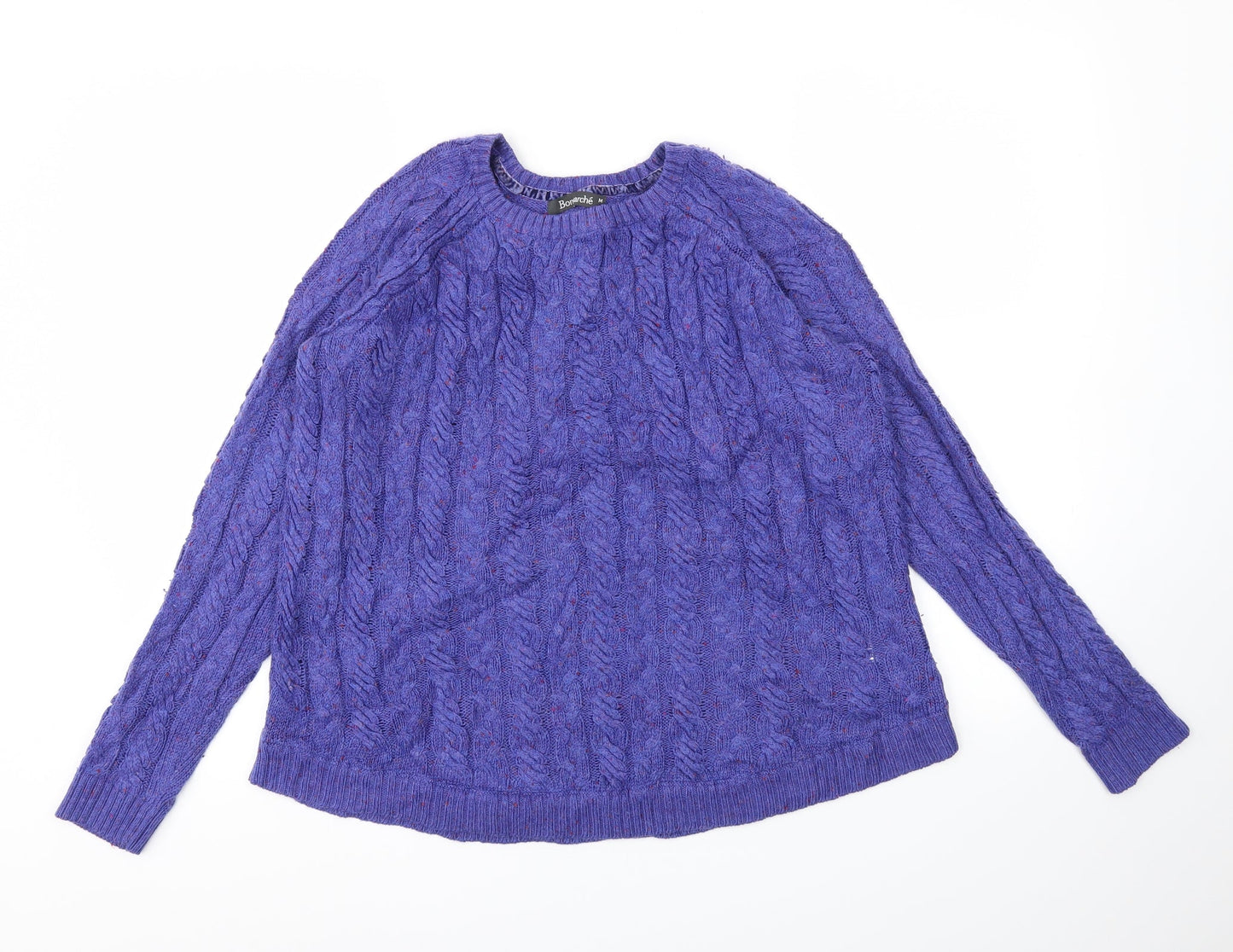 Womens UK Size M Bonmarché Blue Pullover Jumper