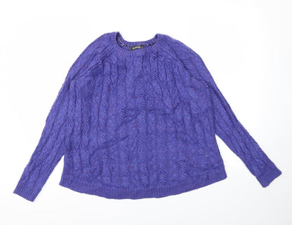 Womens UK Size M Bonmarché Blue Pullover Jumper
