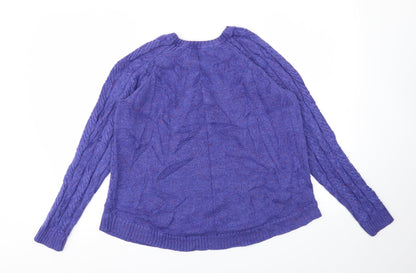 Womens UK Size M Bonmarché Blue Pullover Jumper