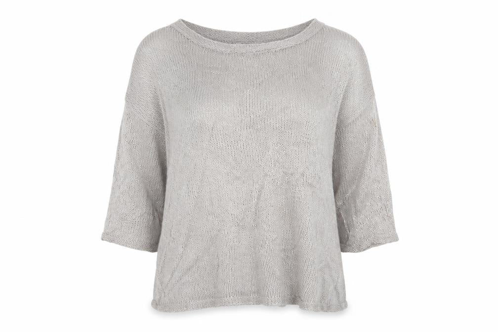 Womens UK Size 14 NEXT Silver Pullover Jumper